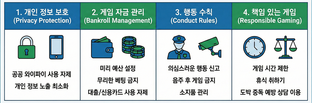 2025년 안전한 카지노사이트와 먹튀 사이트의 특징 비교 인포그래픽 차트